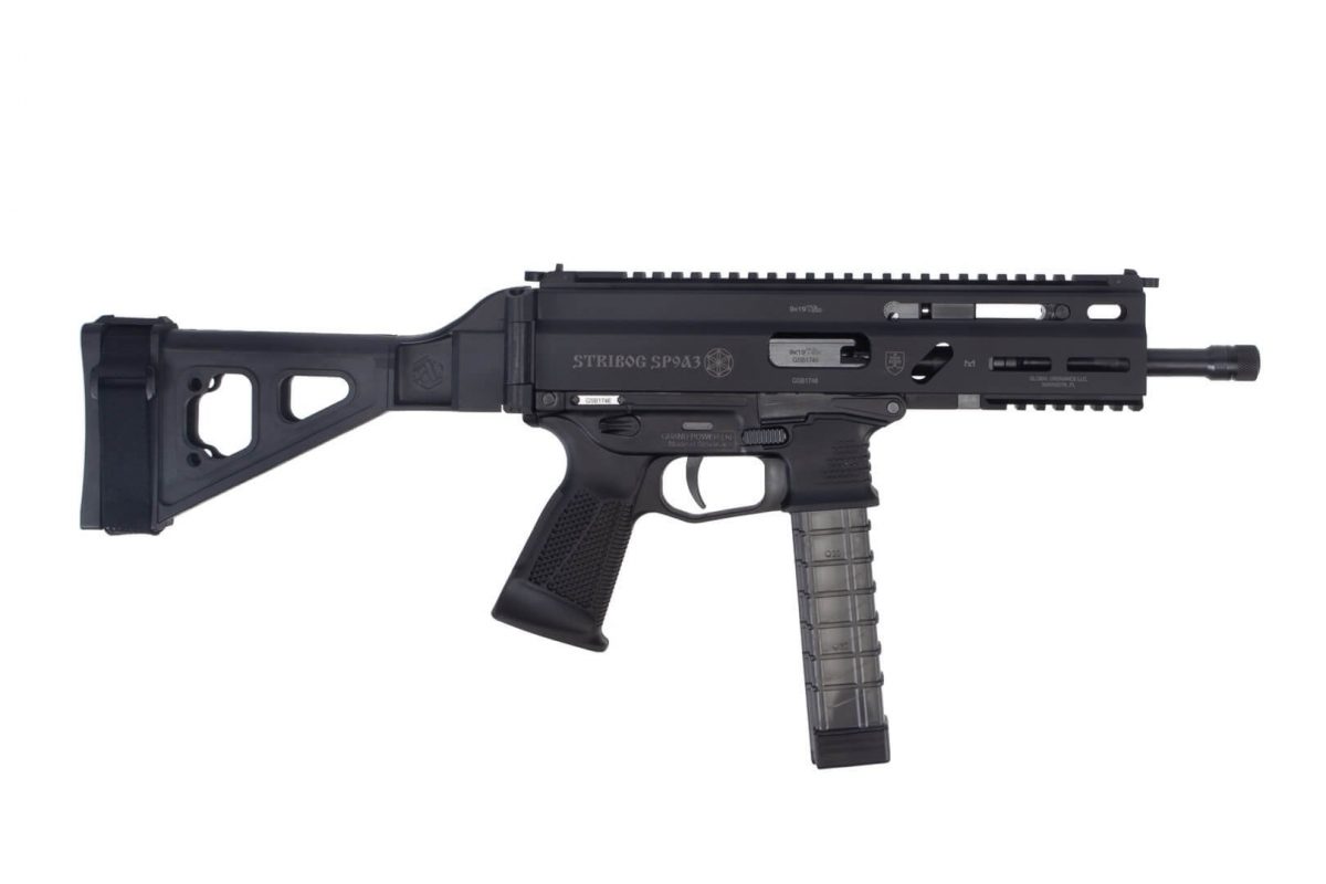 [Pistol] Stribog SP9A3 W/ Folding Brace - $1,099.99.