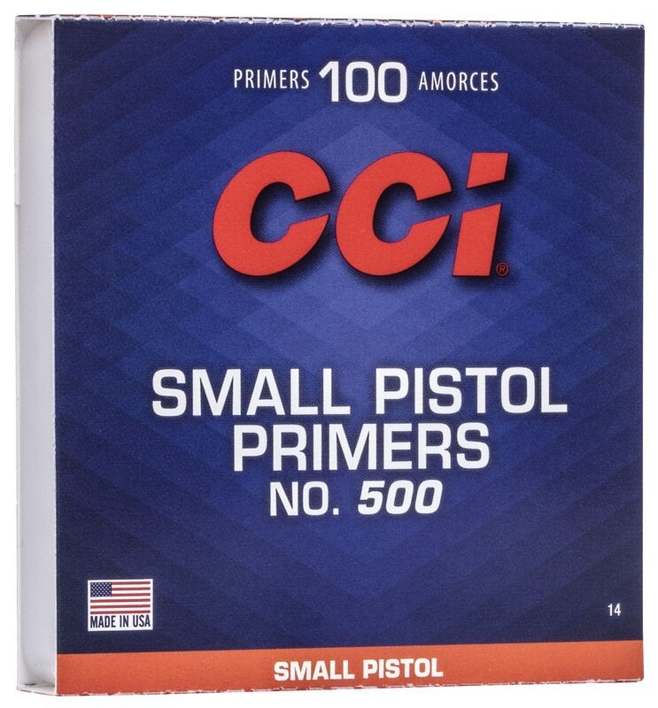 [Reloading] CCI 500 Small Pistol Primers $39 + $29.90 hazmat & ship...
