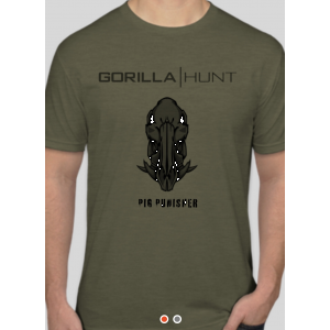 Gorilla Hunt Pig Punisher Green T-Shirt (Size: Medium)