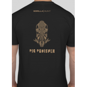 Gorilla Ammunition Pig Punisher T-Shirt - Black (Size: XX-Large)