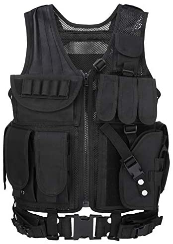 Barbarians Tactical Molle Vest Military Airsoft Paintball Vest Assault Swat V... 